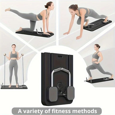Abdominal Exercise Board Fitness Board Leg & Arm Toner Multifunctional Pilates Reformer Set Fitness Equipment for Home