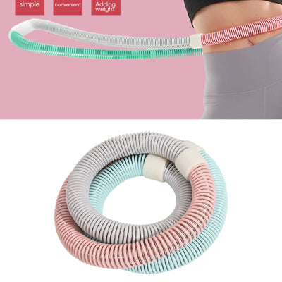 Weighted Fitness Hoop for Adults Portable Comfortable Abdomen Fitness Circle Indoor Outdoor Gym Entertainment Workout Equipment