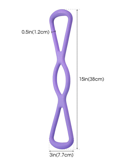 Yoga Resistance Band 8-Shaped Fitness Resistance Band Elastic Training Arm Back Shoulder Exercise Stretching Pilates Tool