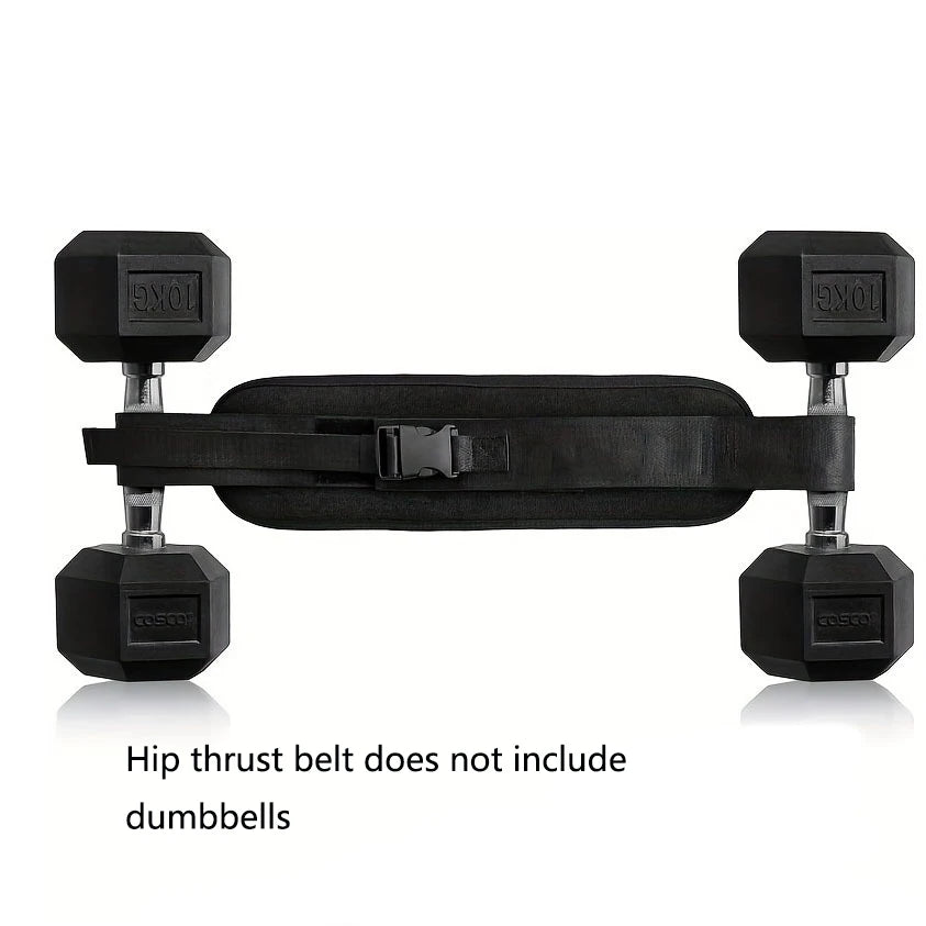 Hip Bridge, Weight Belt, Dumbbell, Hip Push, Weight Training Belt, Hip Lifting Fitness, Waist Protection Fitness Equipment