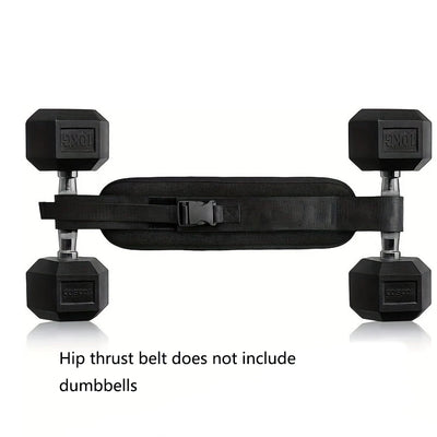 Hip Bridge, Weight Belt, Dumbbell, Hip Push, Weight Training Belt, Hip Lifting Fitness, Waist Protection Fitness Equipment