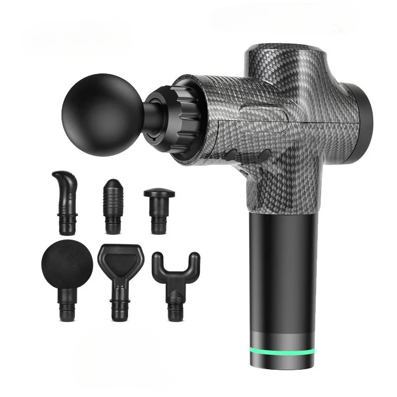 New Home Multi functional Fascia Gun Professional Fitness Sports Vibration Massage Muscle Relaxation Adjustment Impact Massager