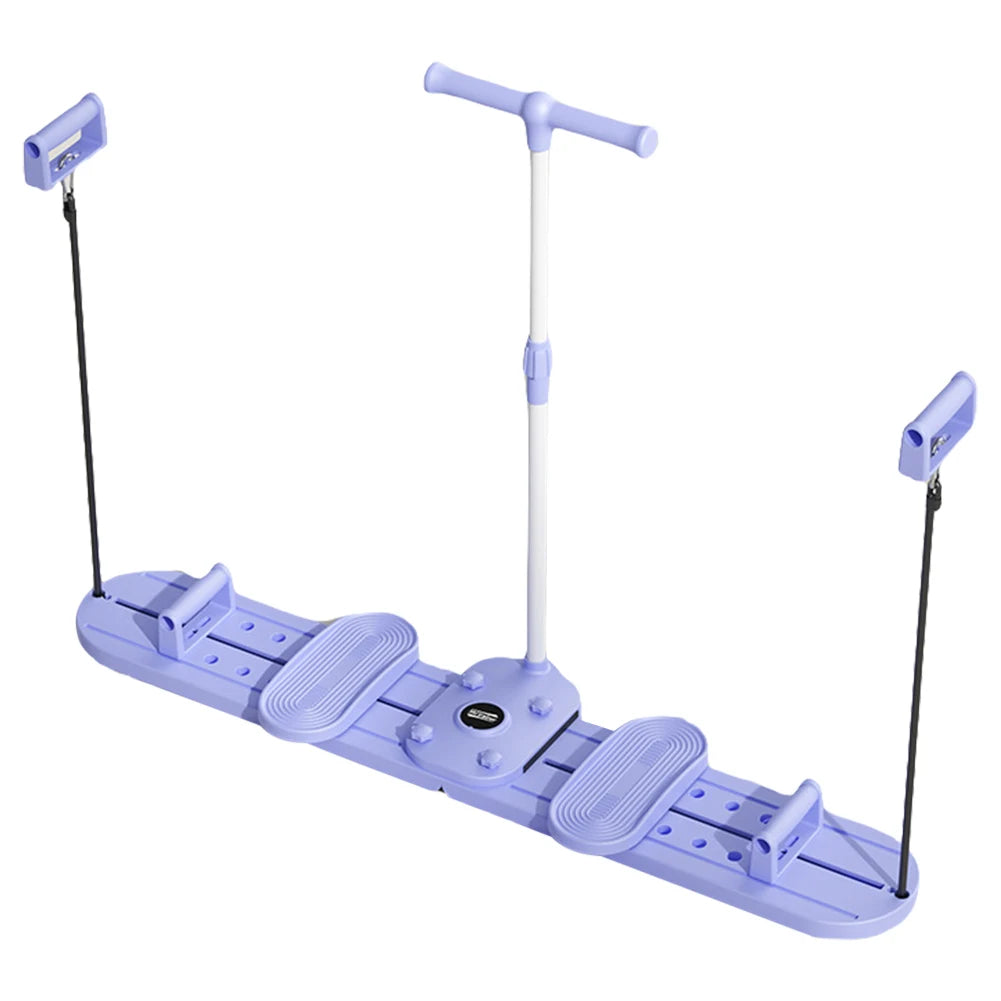 Fitness Ski Machine Foldable Ski Trainer Multi-Function Pelvic Floor Muscle Exercise Equipment Non Slip for Full Body Workout