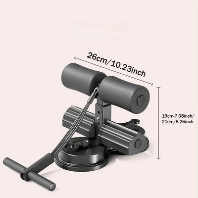 Sit up assist device, home fitness equipment, abdominal compression device, suction cup type multifunctional exercise equipment