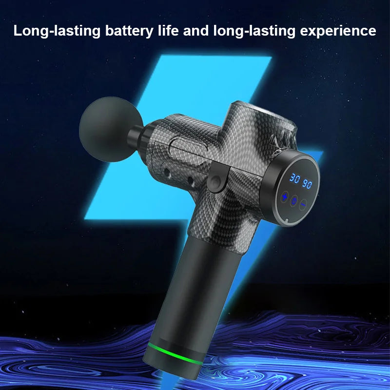 New Home Multi functional Fascia Gun Professional Fitness Sports Vibration Massage Muscle Relaxation Adjustment Impact Massager