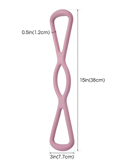 Yoga Resistance Band 8-Shaped Fitness Resistance Band Elastic Training Arm Back Shoulder Exercise Stretching Pilates Tool