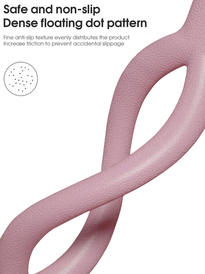 Yoga Resistance Band 8-Shaped Fitness Resistance Band Elastic Training Arm Back Shoulder Exercise Stretching Pilates Tool