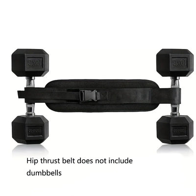 Hip Bridge, Weight Belt, Dumbbell, Hip Push, Weight Training Belt, Hip Lifting Fitness, Waist Protection Fitness Equipment