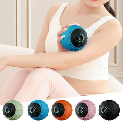 Electric Massage Ball Health Care Fascia Ball Muscle Relaxation Boay Massager Fitness Yoga Exercise Vibrating Yoga Fitness