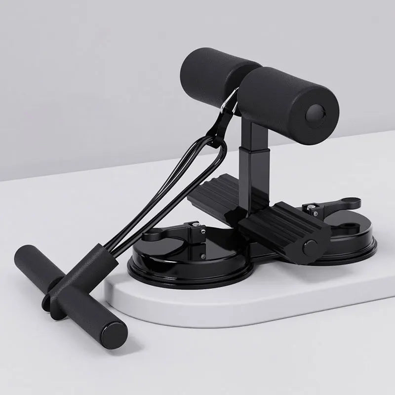 Sit up assist device, home fitness equipment, abdominal compression device, suction cup type multifunctional exercise equipment