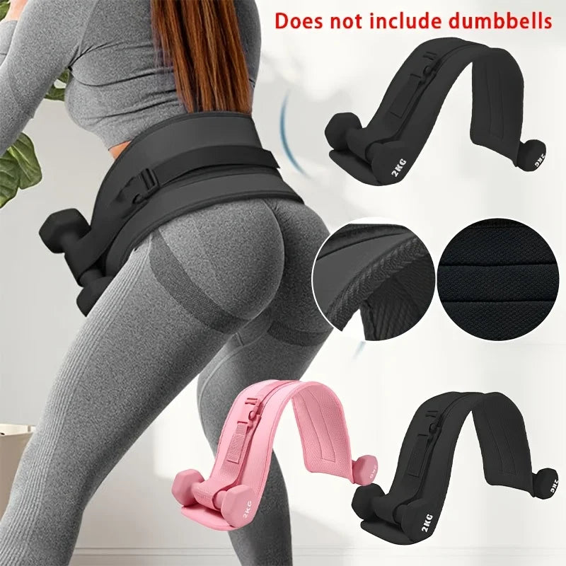 Butt Bridge Trainer Yoga Sport Dumbbell Waist Weight Belt Fitness Push Weight Assistance Band for Core Strength Training
