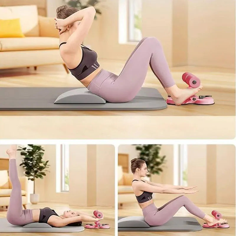 Sit up assist device, home fitness equipment, abdominal compression device, suction cup type multifunctional exercise equipment