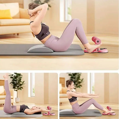 Sit up assist device, home fitness equipment, abdominal compression device, suction cup type multifunctional exercise equipment