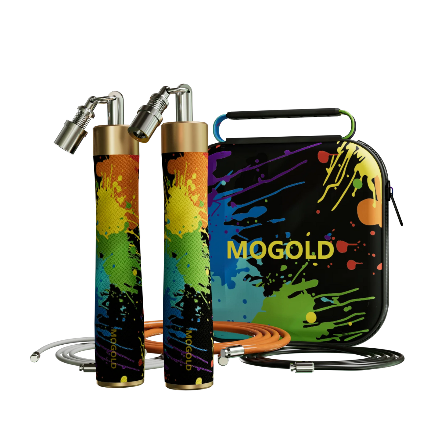 Gym weight Jump rope crossfit rope bodybuilding man Creative graffiti professional sport jumping ropes adjustable fitness