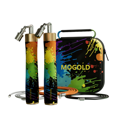 Gym weight Jump rope crossfit rope bodybuilding man Creative graffiti professional sport jumping ropes adjustable fitness